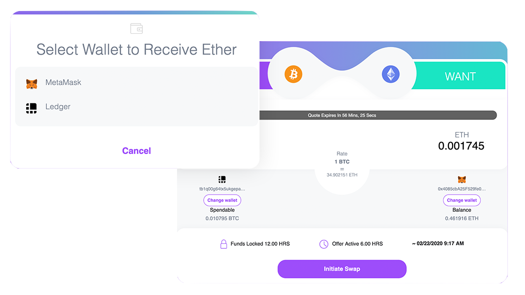 Liquality Atomic Swap Interface